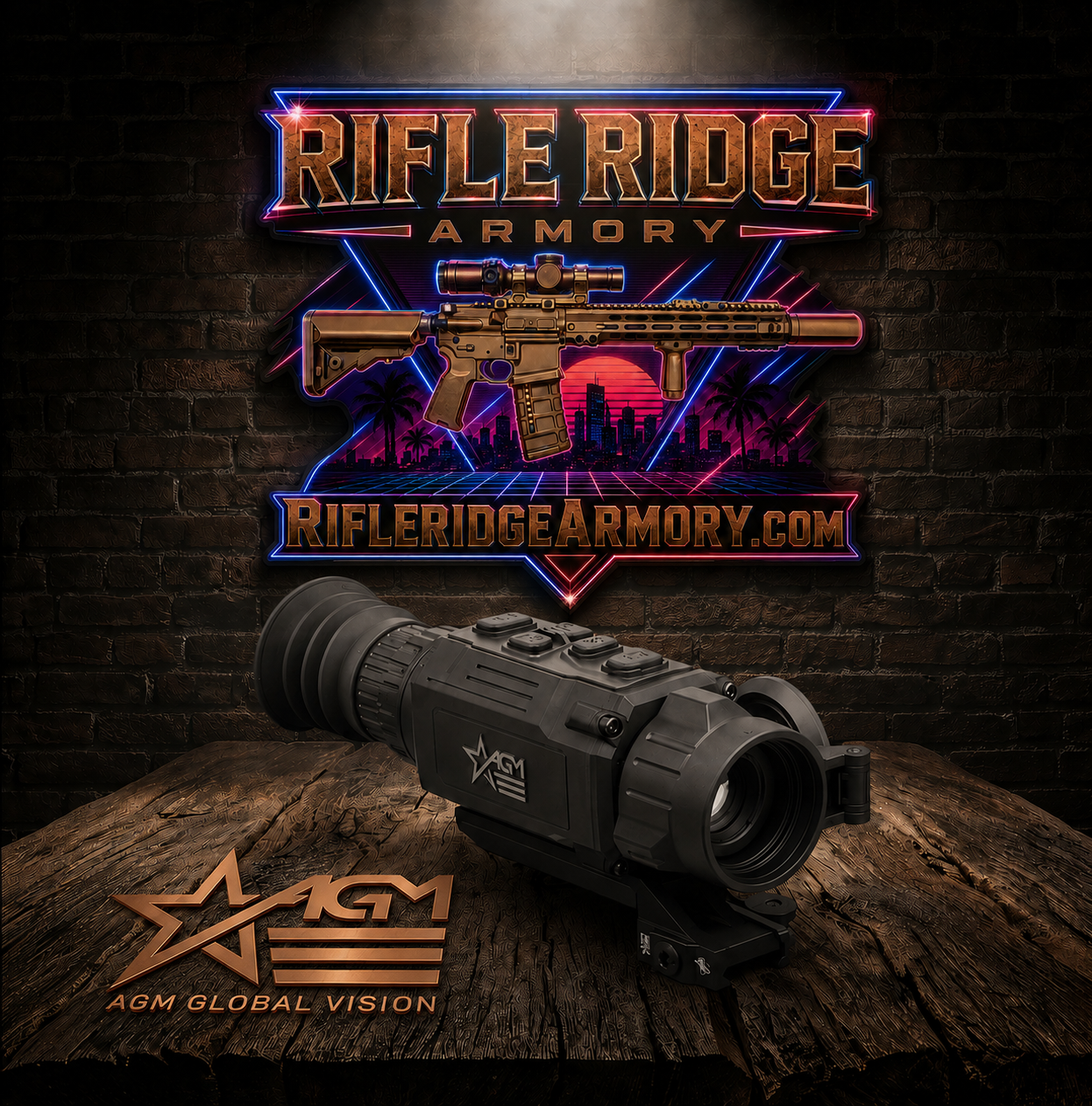 AGM Rattler V2 Thermal Imaging Rifle Scope