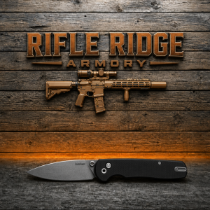 Kershaw Remnant, Button Lock, Black Micarta