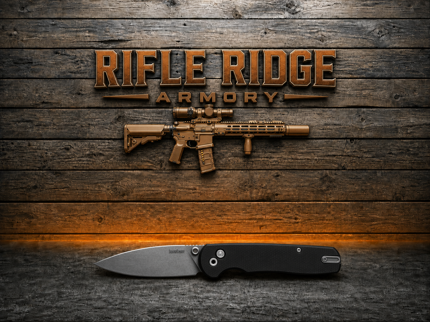 Kershaw Remnant, Button Lock, Black Micarta