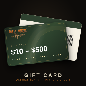 Rifle Ridge Armory gift card