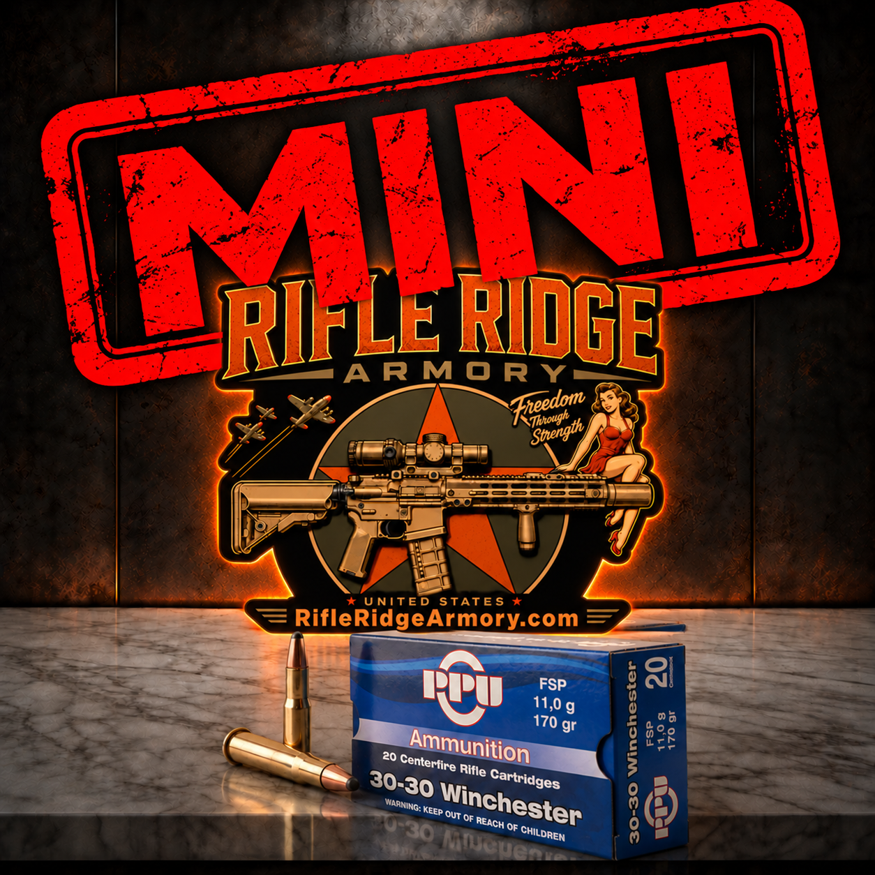 -CLOSER MINI- Prvi Partizan, 30-30, 170 Grain, Soft Point, 100 rounds -CLOSER MINI-