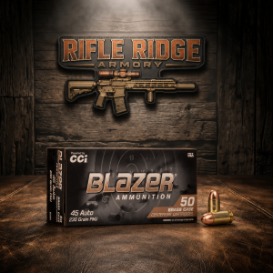 Blazer Ammunition,Brass Case, 45 ACP, 230 Grain, Full Metal Jacket, 200 rds